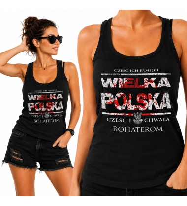 TANK TOP DAMSKI WIELKA POLSKA CZEŚĆ I CHWAŁA